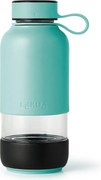 Tyrkysovomodrá cestovná sklenená fľaša 500 ml To Go – Lékué
