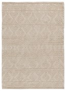 Krémový prateľný ručne tkaný koberec z recyklovanej bavlny 60x90 cm Pamuk – Universal