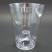 AMADEA Kvetináč plastový - doplnok k dreveným kvetináčom, priemer 13 cm, výška 17 cm