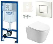 Cenovo zvýhodnený závesný WC set Grohe do ľahkých stien / predstenová montáž + WC SAT Infinitio SIKOGRSIN2S