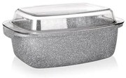 Banquet Pekáč s nepriľnavým povrchom Granite 32,5x21x11cm 5,7 l pokrievka