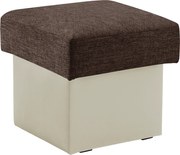 Taburetka T1 - hnedá / béžová