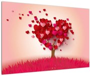 Obraz srdcového stromu (90x60 cm)