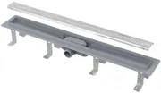 Sprchový žľab Alca 85 cm plast šedá mat drops APZ8-850M