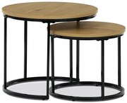 Autronic BONTEC Odkladací stolík 53x53x46cm, mdf, divoký dub, CT-G1145 OAK Farba: Prírodné