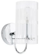 ITALUX MBM1957-1 - Nástenné svietidlo MAX 1xE27/60W/230V chróm