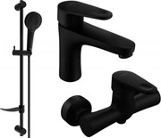 Mexen Kama DF05 sprchová sada, čierna - 72504DF05-70