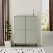 Vysoká komoda Houseland Vena sivozelená