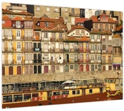 Obraz - Nábrežná štvrť, Portugalsko (70x50 cm)