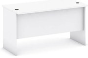 Kancelársky písací stôl MIRELLI, 140x80 cm, biela