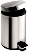 Aqualine Aqualine, SIMPLE LINE odpadkový koš guľatý 5l, leštená nerez, 27105