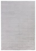 Koberec 3D Sahara ornament, sivý