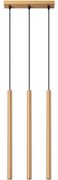 Sollux SL.1171 - Luster na lanku PASTELO 3xG9/8W/230V zlatá