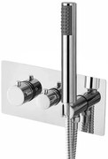 Sapho Sapho, RHAPSODY podomietková sprchová termostatická batéria vrátane ručnej sprchy, 2 výstupy, chrómová, 5508
