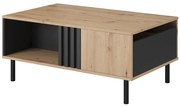 Konferenčný stolík BADIA dub/antracit
