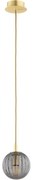 Argon 8512 - Luster na lanku PALOMA 1xE14/7W/230V pr. 12 cm zlatá/čierna