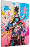 Obraz Samurai Spirit na plátne | Maľovaná štruktúra