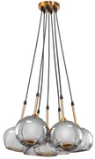 Toolight - Stropná lampa zo skla 7xG9 APP898-7CP, OSW-06670