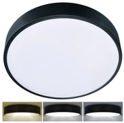 Brilagi - LED Stropné svietidlo POOL LED/48W/230V 3000/4500/6000K pr. 40 cm čierna BG0530