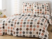 XPOSE® Bavlnené obliečky POLKA na dve postele