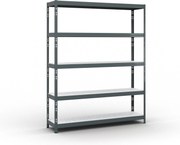 Policový regál 1966x1600x400 mm, nosnosť 350kg