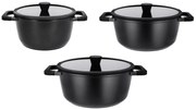 Silvercrest® Hrniec z hliníkovej zliatiny, 20 cm + 24 cm + 28 cm (800011884)