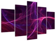 Abstraktný obraz kriviek (150x105 cm)