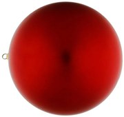 DECOLED Plastová koule, pr. 40 cm, červená, lesklá, UV
