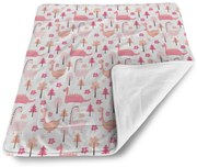 Sablio Deka pre bábätko Ružové dinosaury - 80x100 cm