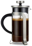 Kanvica french press 300 ml, 2 šálky, strieborná