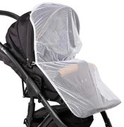 Moskytiéra na kočík biela