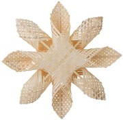 Bambusová závesná vianočná dekorácia ø 55 cm Hani – Bloomingville