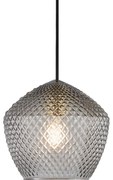 Nordlux - Luster na lanku ORBIFORM 1xE27/40W/230V čierna/šedá