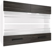 Kuchynská skrinka Belini horná 80 cm eben kráľovský TOR SGW80/2/WT/HK/0/B1