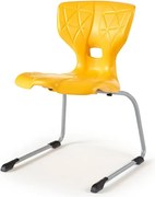 Školská stolička ALDA III, výška 460 mm, žltá