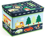 Úložný box na hračky - cestný okruh
