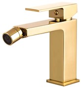 Gamma Cube, stojanková bidetová batéria h-145, zlatá lesklá, GMA-BCEB-GD