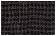 Antracitová textilná kúpeľňová predložka 50x80 cm Ecoli – Wenko