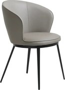 Sivé kreslo Unique Furniture Gain