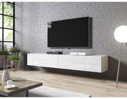 TV stolík 200 Koda, Farby: biela / biely lesk