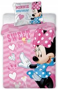 Obliečky do detskej postieľky Minnie Mouse - Disney - 100% bavlna - 40x60 cm + 100x135 cm