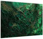 Obraz - Zelený mikroskopický záber (70x50 cm)