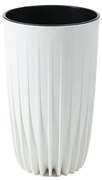 Kvetináč Mira vysoký 25 biela