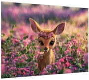 Obraz - Roztomilá srnčeka (70x50 cm)