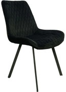 Stolička Kansas čierna