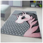 Vopi Kusový detský koberec Kids 590 pink, 80 x 150 cm