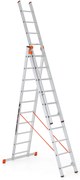 Hliníkový trojdielny rebrík ALVE PREMIUM s nášľapmi, 3x8 priečok, dĺžka 5,25 m
