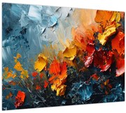 Obraz - Abstraktná maľba kvetov III. (70x50 cm)