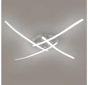 Brilagi - LED stropné svietidlo STRIPES LED/32W/230V strieborné