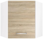 Kuchynská skrinka Belini horná rohová 60 cm dub sonoma  TOR SGN60/1/WT/DS/0/P